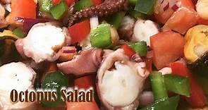 Outstanding Octopus Salad, Salpicon de Pulpo, Spanish Octopus, Canary Island Recipes