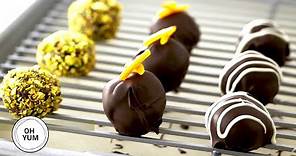 Professional Baker Teaches You How To Make CHOCOLATE TRUFFLES!
