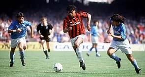 Frank Rijkaard Subbed Off at HT ● vs Napoli ● Serie A 89/90