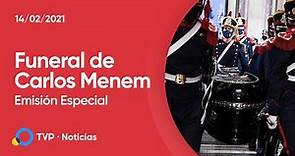 Emisión Especial: Funeral de Carlos Menem (Programa Completo)