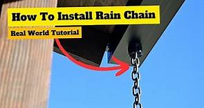 How To Install Rain Chain Like A Pro