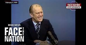 From the Archives: Vice President Gerald Ford on "Face the Nation" 1974