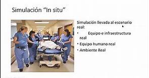 Conferencia 11 Simulaciòn in situ, Dr Juan Manuel Fraga