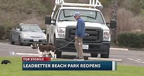 Leadbetter Beach Park reopens after turf renovation