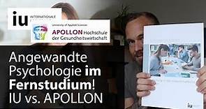 Fernstudium Angewandte Psychologie: IU Internationale Hochschule vs. APOLLON Hochschule – Bachelor