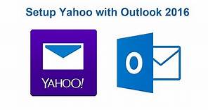 How to setup Yahoo with Outlook 2016