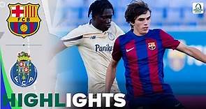 Barcelona vs Porto | Highlights | UEFA Youth League 28-11-2023