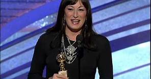 Golden Globes 2005 Angelica Huston Best Supporting Actress TV