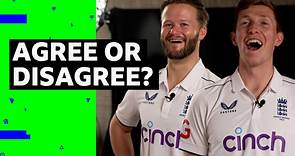 Ashes 2023: England players play 'agree or disagree' with Chris Hughes