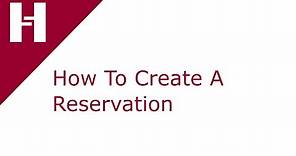 Opera PMS - How To Create A Reservation
