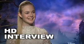 Maleficent: Elle Fanning "Aurora" Official Movie Interview | ScreenSlam