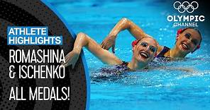 Romashina & Ishchenko 🇷🇺 ALL Artistic Swimming Medal routines | Athlete Highlights