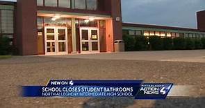 North Allegheny Intermediate High School closes all but two bathrooms after inappropriate note found