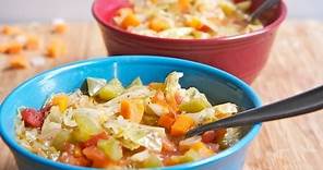 10 lbs in 1 week Cabbage Soup Diet Recipe AKA Wonder Soup