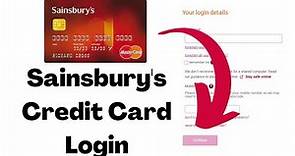 How to Login Sainsburys Credit Card? Sainsburys Credit Card Login