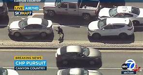 Suspect arrested in Canyon Country after dangerous police chase