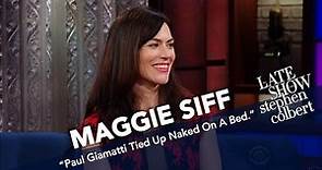 Maggie Siff Talks About Getting Naughty With Paul Giamatti