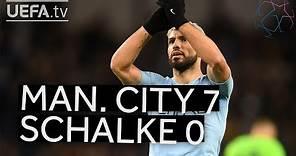 MAN. CITY 7-0 SCHALKE #UCL HIGHLIGHTS