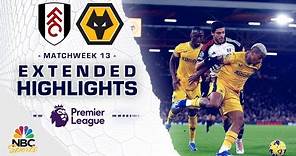 Fulham v. Wolves | PREMIER LEAGUE HIGHLIGHTS | 11/27/2023 | NBC Sports