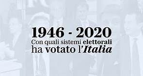 1946-2020: con quali sistemi elettorali ha votato l'Italia