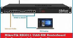 MikroTik RB3011 UiAS RM Routerboard Configuration First Time