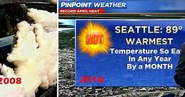 KIRO 7 News - TODAY: Sunny weather record 8 YEARS AGO:...