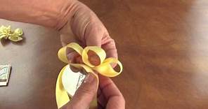 How To Make A Floral Bow