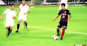 Hiroki Abe against three Sevilla soccer players! | Amazing Skill | Wonderkid |