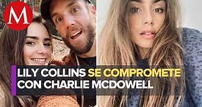 ¡Se casa! Lily Collins anuncia su compromiso con su novio Charlie McDowell - Vídeo Dailymotion