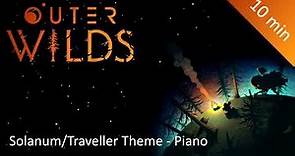 Outer Wilds - Traveler Theme - Piano/Solanum Solo - 10 minute version