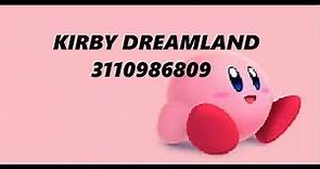 Kirby dreamland theme(Roblox id)