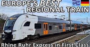 EUROPE'S BEST REGIONAL TRAIN / NATIONAL EXPRESS RHINE RUHR EXPRESS REVIEW