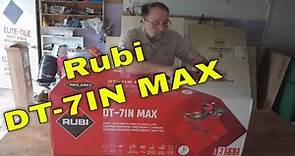 Rubi DT-7"-Max Wet saw.