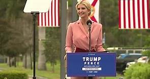 Ivanka Trump speaks at a 'Make America Great Again!' event in Fort Myers