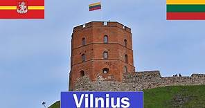 Lithuania , Vilnius Gediminas tower , walking tour [4K]