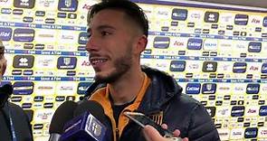 Mattia Sprocati dopo Parma-Chievo 1-1