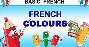 LEARN FRENCH COLOURS / COLORS