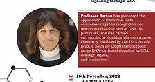 Frank H. Westheimer Prize Lecture: Jacqueline K. Barton (CalTech)