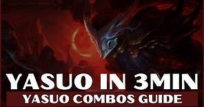 YASUO COMBOS GUIDE S11 LOL | YASUO GUIDE LEAGUE OF LEGENDS