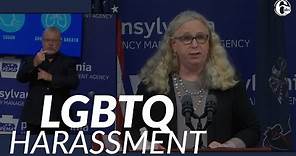 Pennsylvania Health Secretary Dr. Rachel Levine responds to acts of LGBTQ, transgender harassment