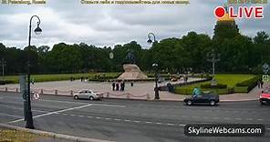 【LIVE】 Webcam San Pietroburgo - Piazza del Senato | SkylineWebcams