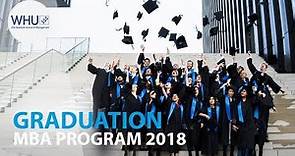 WHU Graduation | Full-Time MBA Program 2018