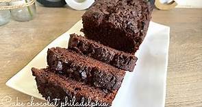 Cake au chocolat et philadelphia moelleux