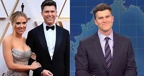 SNL's Colin Jost TRICKED Into Making Joke About Wife Scarlett Johansson