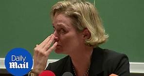 Princess Delphine cries after winning right to become princess