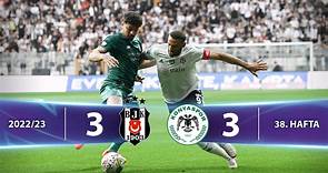 Beşiktaş (3-3) Arabam.com Konyaspor - Highlights/Özet | Spor Toto Süper Lig - 2022/23