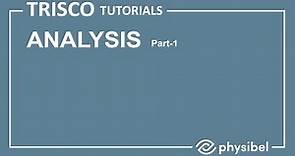 Physibel TRISCO Tutorials : Analysis Part 1 (Graphic output & Text output)