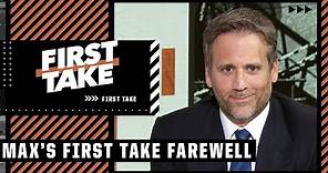 First Take bids farewell to Max Kellerman on his final show