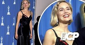 Sharon Stone Dresses Herself for First Oscars in 1992
