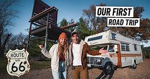 Our First RV Road Trip On ROUTE 66! - Stopping by AWESOME Roadside Attractions!